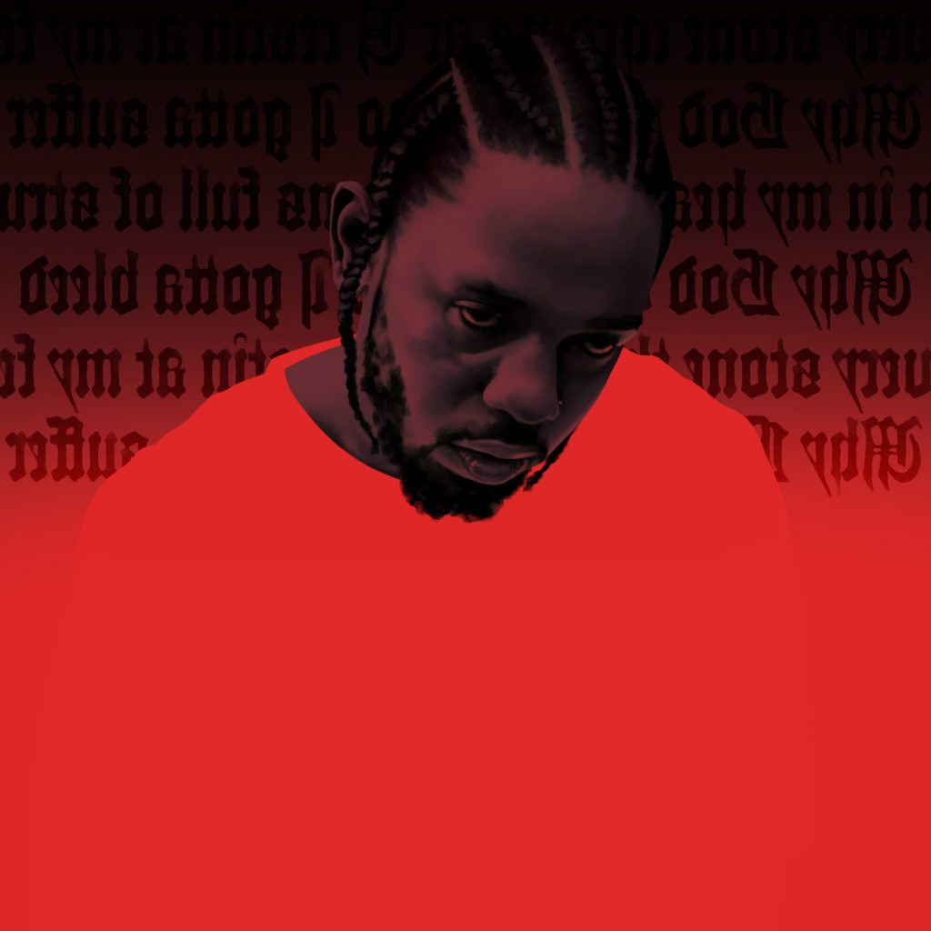 Kendrick Lamar DAMN. - digital painting.