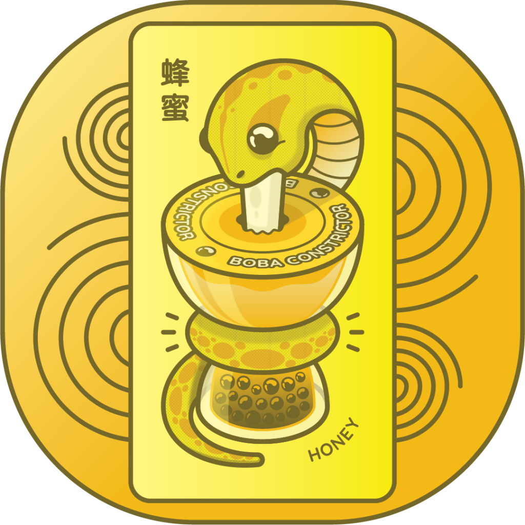 Boba Constrictor Honey flavor