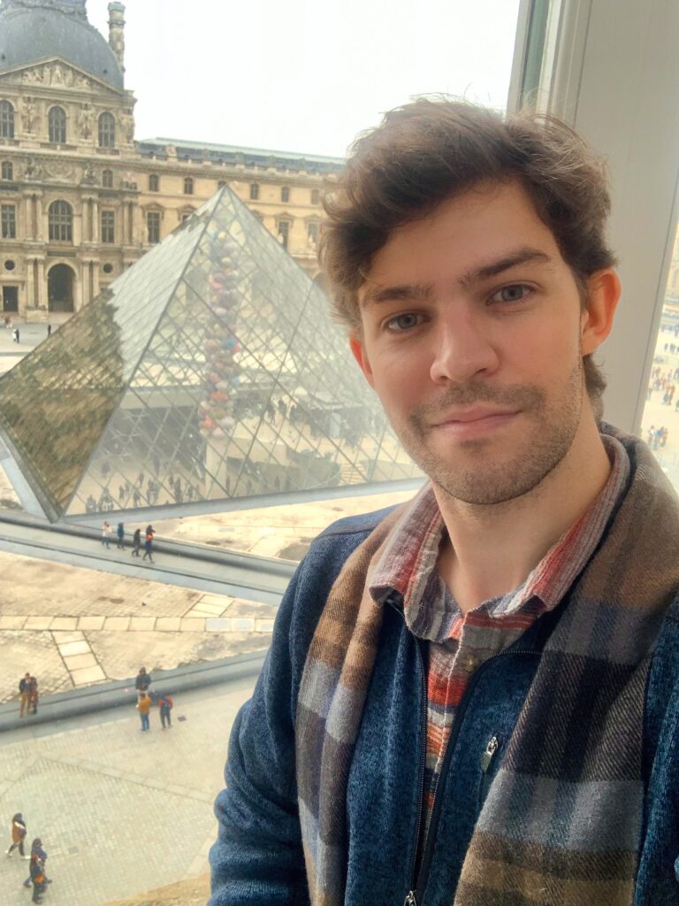 at the Louvre, December 2022