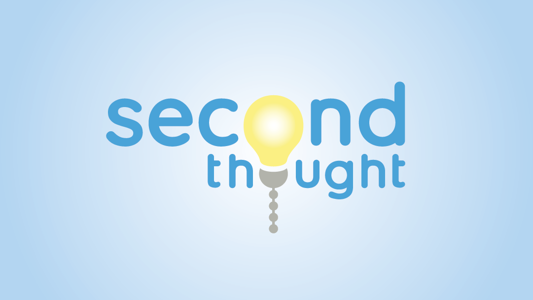 Second Thought logo - lights on version