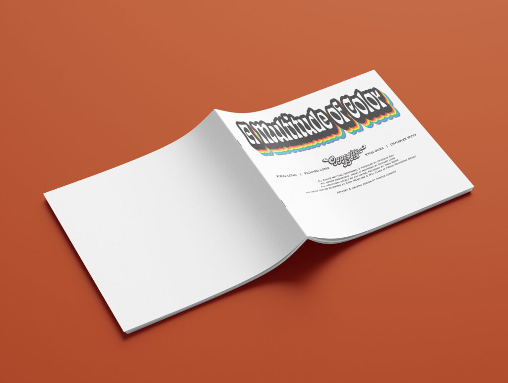 "A Multitude of Color" album liner notes / lyric booklet